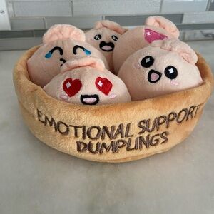 Emotional Support Dumplings Plush Toy Set